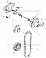 POMPA DELL'ACQUA XLT TOURING  0963357 and EUROPEAN XLT TOURING  E963357 (4931923192C009)