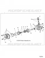 TRASMISSIONE, FRONT GEARCASE (TO 8/15/2019)