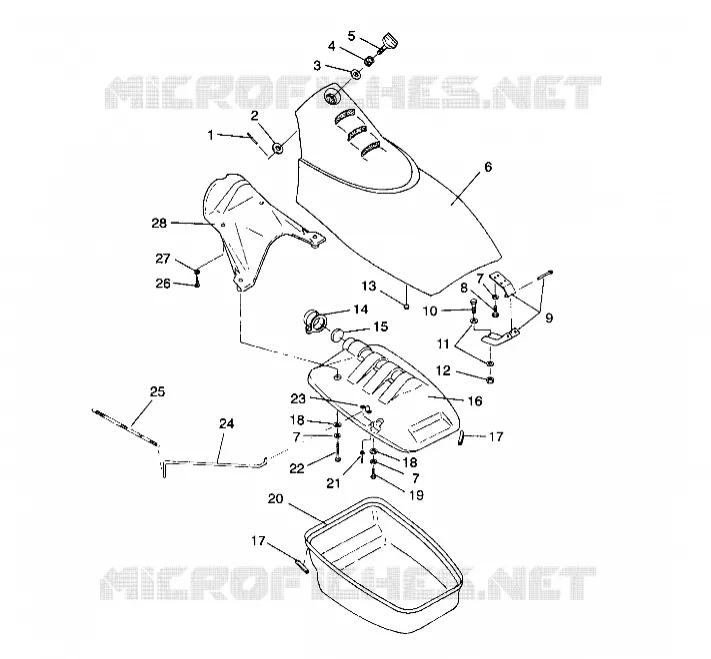 FRONT VANO SL 650 / B934058 (4924732473004A)
