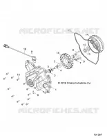 MOTORE, STATOR COVER AND VOLANO