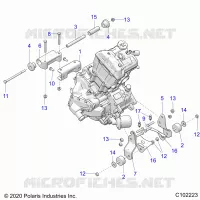 MOTORE, MOUNTING & LONG BLOCK