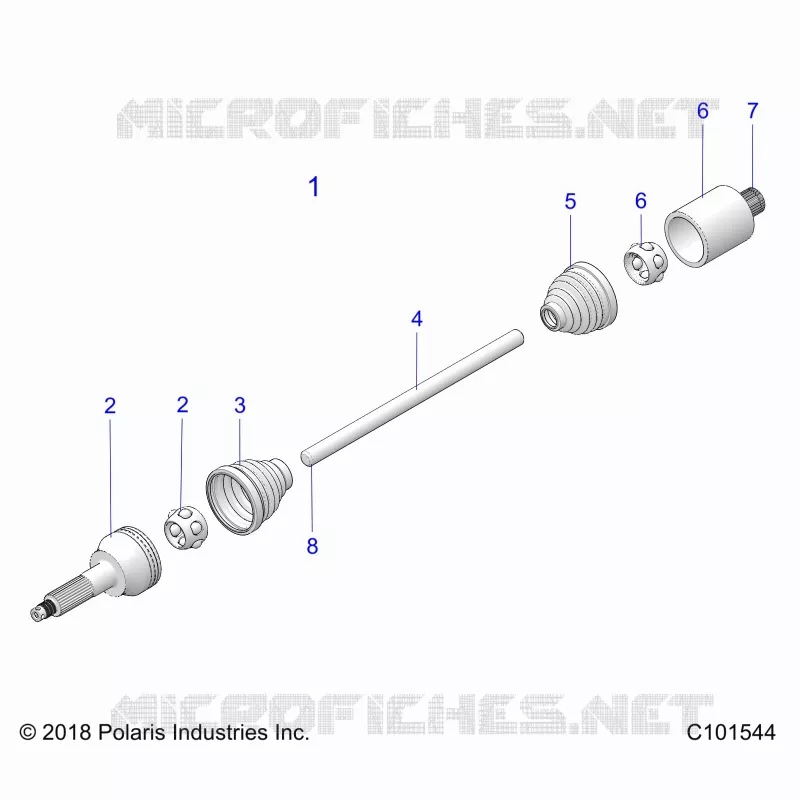 DRIVE TRAIN, POSTERIORE ALBERO