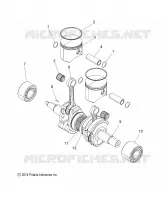 ENGINE, PISTON AND ALBERO MOTORE