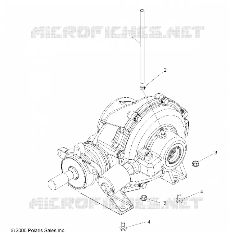 TRASMISSIONE, REAR SCATOLA INGRANAGGI MONTAGGIO