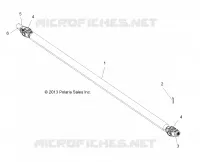 DRIVE TRAIN, FRONT PROP ALBERO