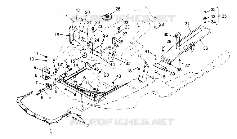NOSEPAN MONTAGGIO XLT TOURING 0952857 and  EUROPEAN XLT TOURING E952857 (4929172917A012)