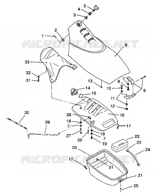 FRONT VANO SL 750 / B934070 (4924752475004A)