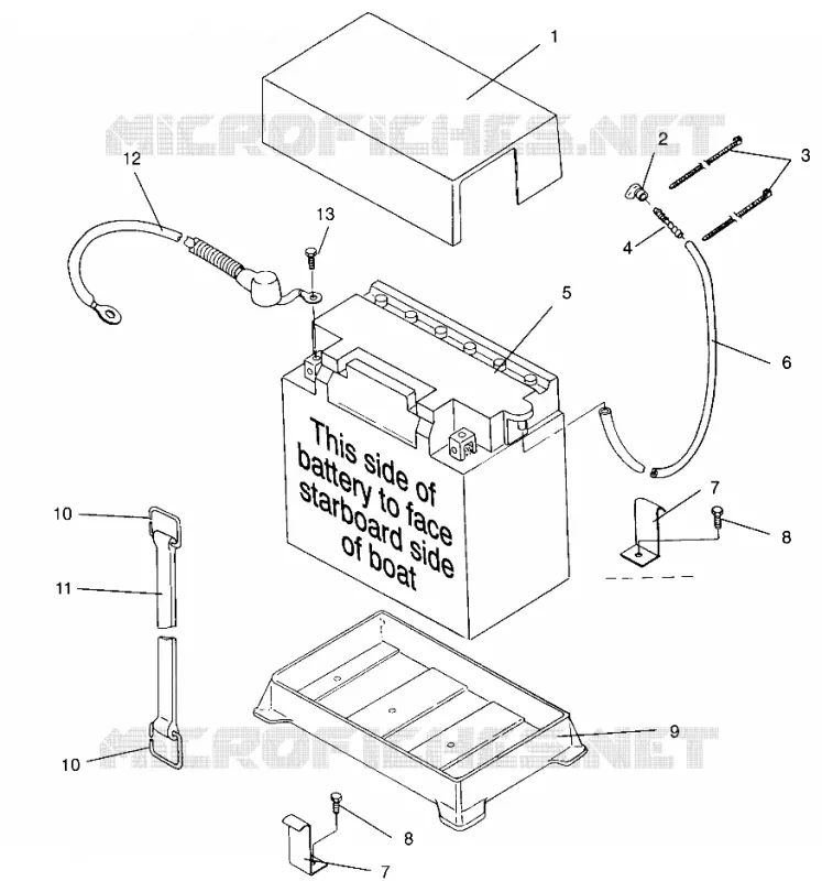BATTERIA BOX SLX 780 B954287 (4933953395B006)