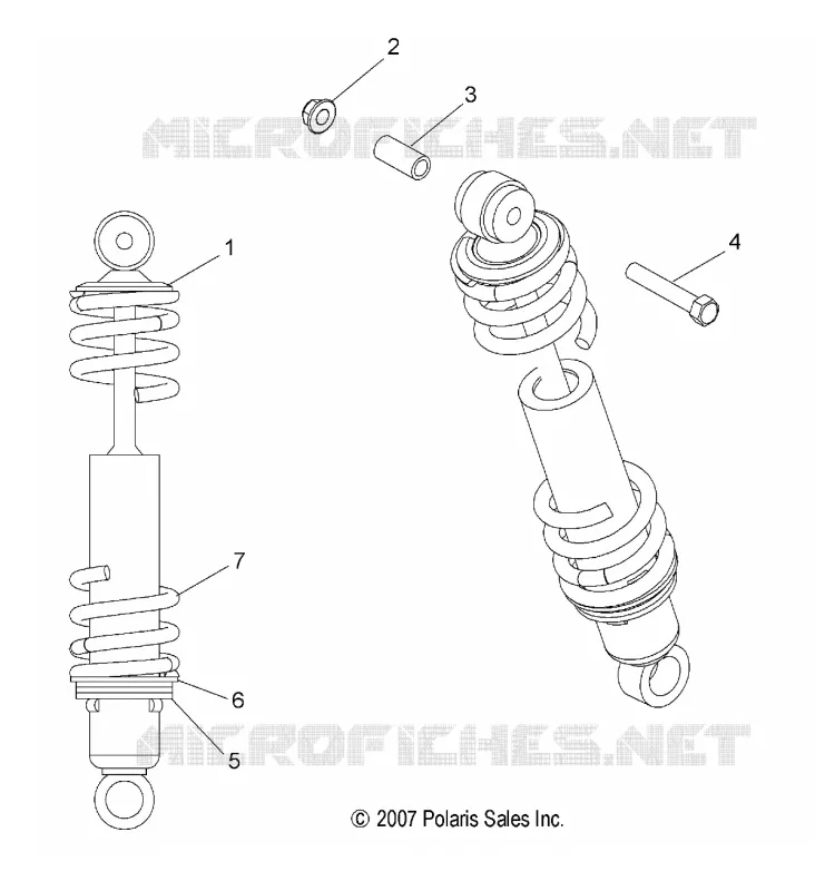 SHOCK ANTERIORE PISTA (7043207)(LX)