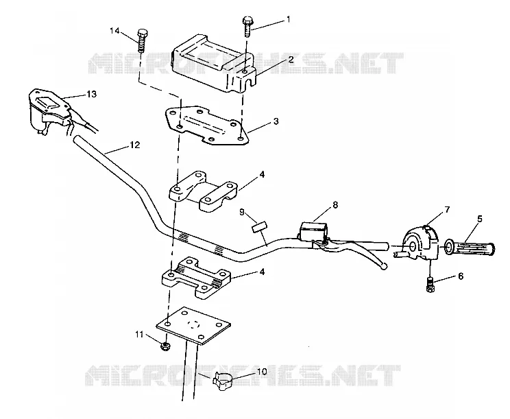 TIMONE-HANDELBAR 4X4 250 W938127 (4924042404016A)