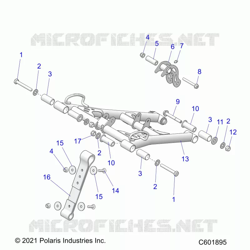 SUSPENSION, ANTERIORE COPPIA ARM