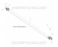 DRIVE TRAIN, FRONT PROP ALBERO
