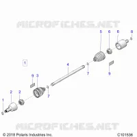 TRASMISSIONE, DRIVE SHAFT, FRONT