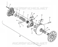 TRASMISSIONE FRIZIONE 600 XC 0971776 and EUROPEAN 600 XC E971776 (4937933793B013)