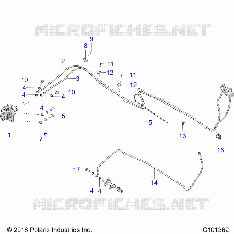 BRAKES, LINEE FRENO POSTERIORE