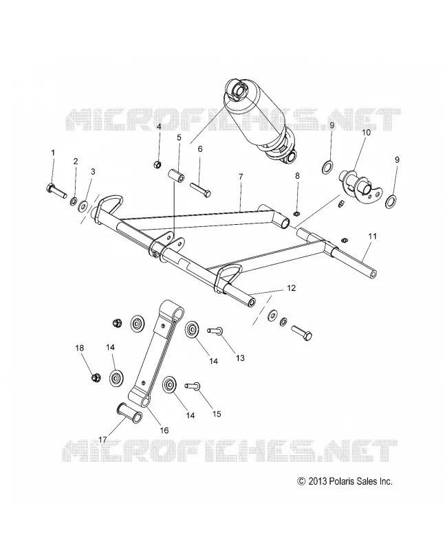SUSPENSION, ANTERIORE COPPIA ARM