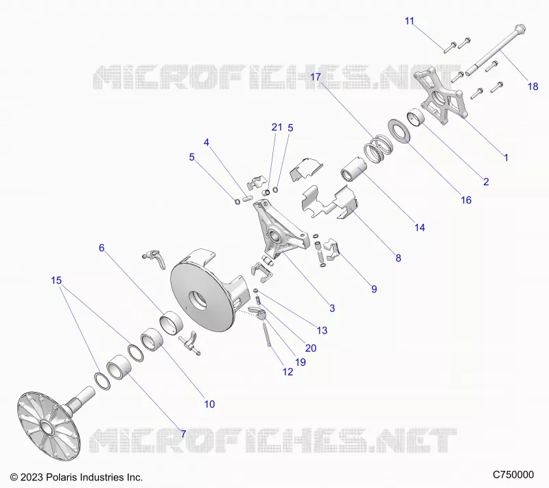 TRASMISSIONE, PRIMARY CLUTCH