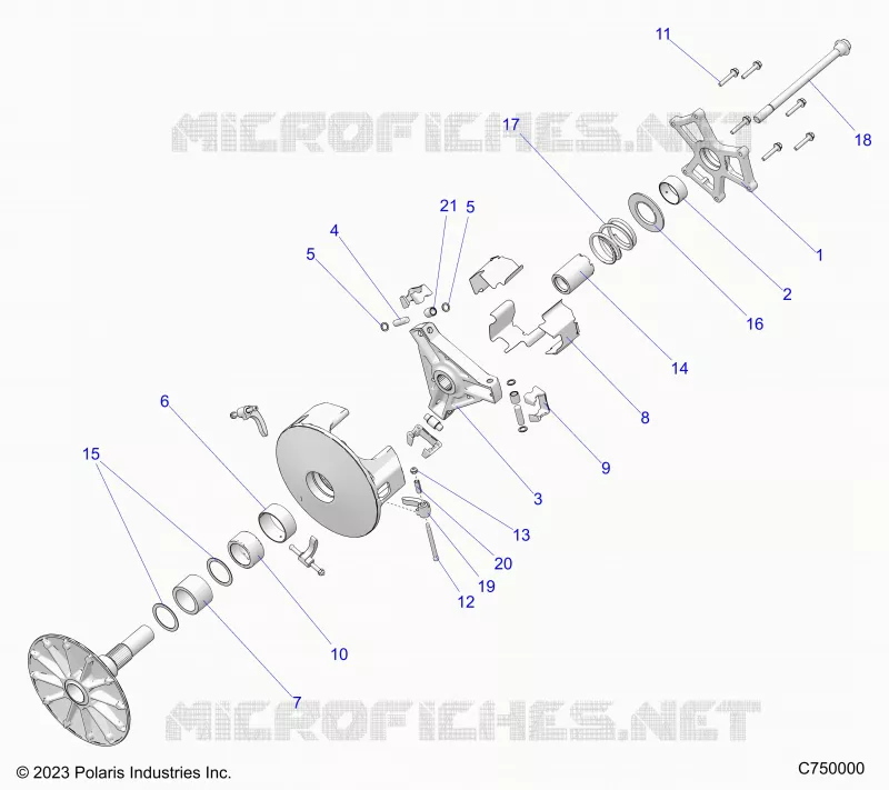 TRASMISSIONE, PRIMARY CLUTCH