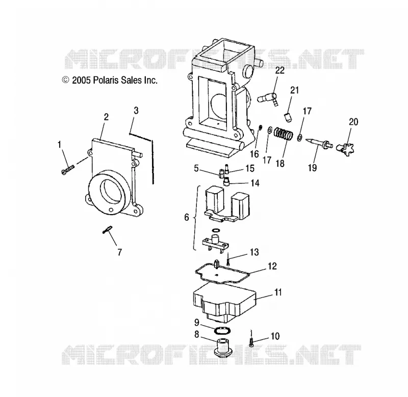 MOTORE, CARBURATORE, LOWER