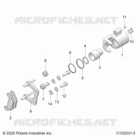 BRAKES, BRAKE PINZA FRENO POSTERIORE