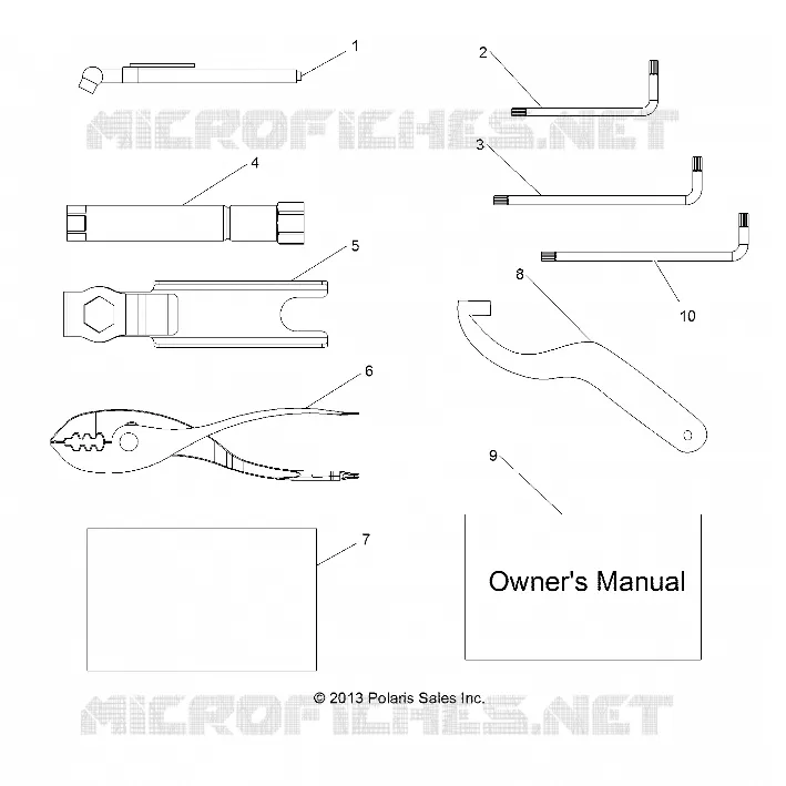 MANUALE DEL PROPRIETARIO AND KIT DI STRUMENTI