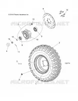 RUOTAS, FRONT TIRE AND BRAKE DISC