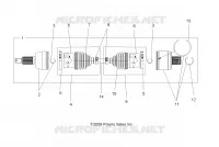 DRIVE TRAIN, DRIVE POSTERIORE ALBERO