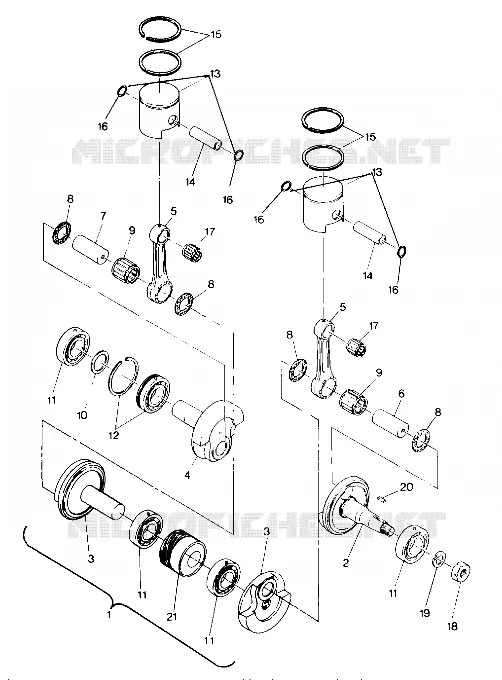 PISTONE AND ALBERO MOTORE (4917871787025A)