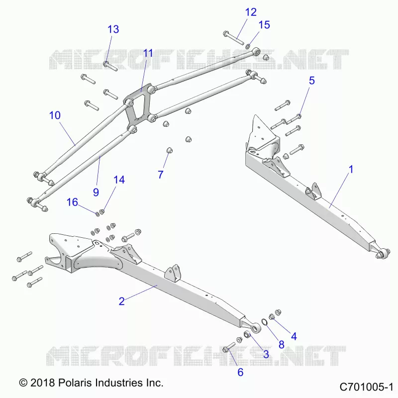 SOSPENSIONE POSTERIORE CONTROL ARMS