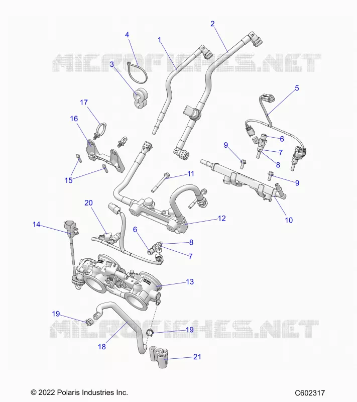 SISTEMA DI ALIMENTAZIONE CARBURANTE, RAIL, LINES AND THROTTLE BODY