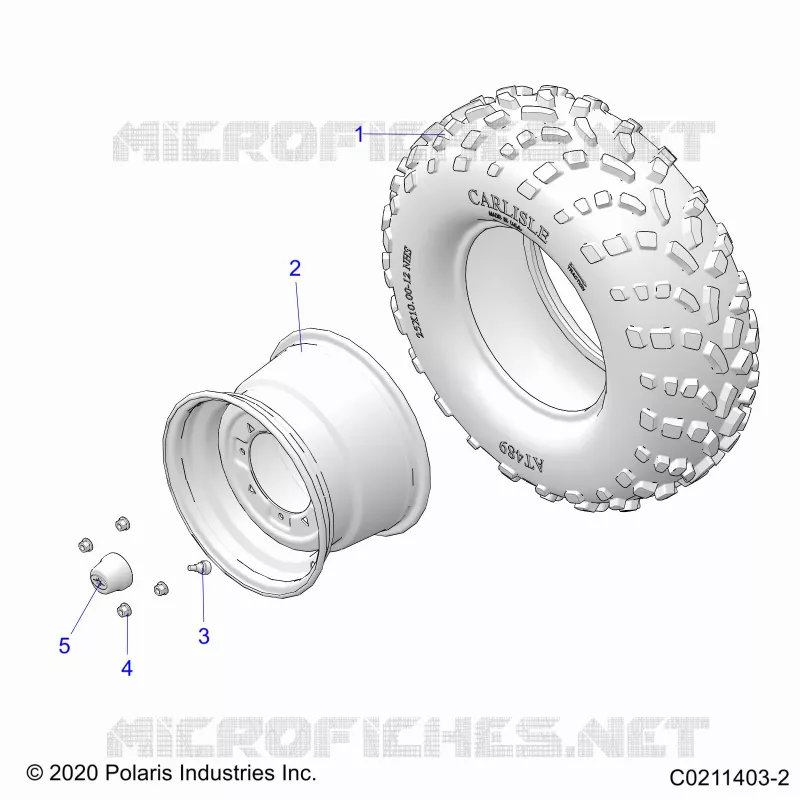 RUOTAS, REAR TIRE
