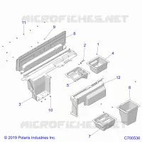 CARROZZERIA POSTERIORE CLOSEOFF/STORAGE (SPORT ROOF)