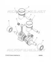 ENGINE, PISTON AND ALBERO MOTORE