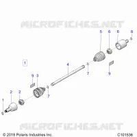 TRASMISSIONE, DRIVE SHAFT, FRONT
