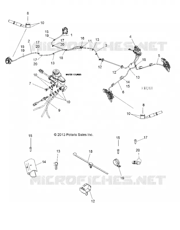 LINEE FRENO AND CILINDRO PRINCIPALE