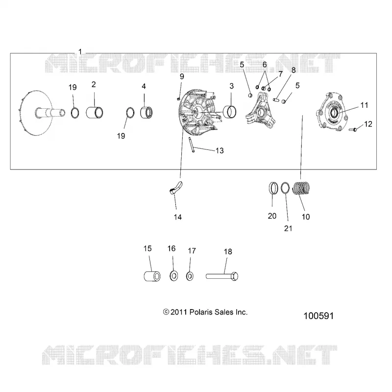 TRASMISSIONE, PRIMARY CLUTCH
