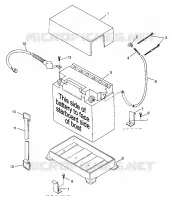 BATTERIA BOX HURRICANE B974473 and Intl. HURRICANE I974473 (4941044104B006)