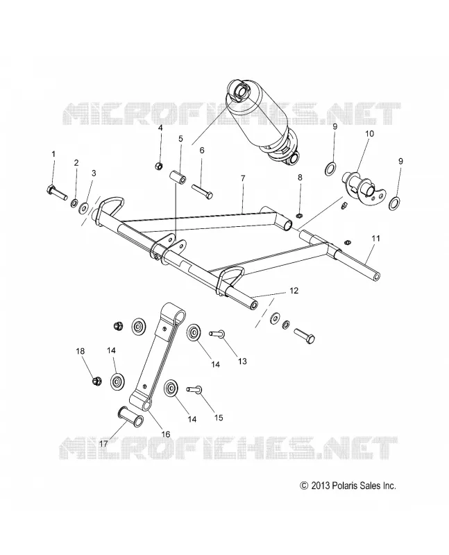 SUSPENSION, ANTERIORE COPPIA ARM