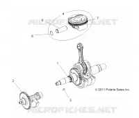 MOTORE, ALBERO MOTORE, PISTONE AND BALANCE SHAFT