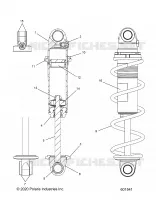 SUSPENSION, SHOCK ANTERIORE TRACK, MONOTUBE