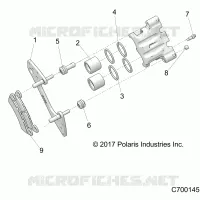 FRENO POSTERIORE CALIPER