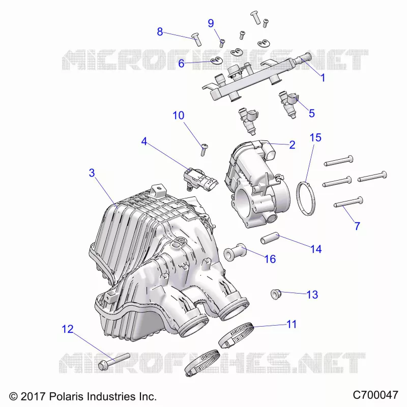 ENGINE, PRESA D'ARIA MANIFOLD