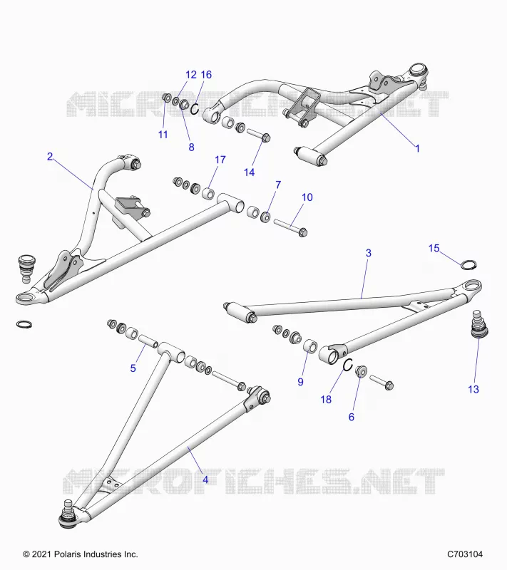 SOSPENSIONI ANTERIORI CONTROL ARMS