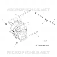 TRASMISSIONE, GEARCASE MOUNTING, REAR
