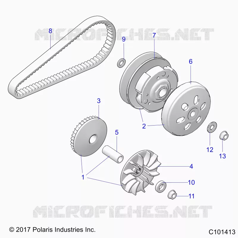 TRASMISSIONE, PRIMARY CLUTCH