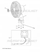 ELETTRICO, OPTIONS, DASH FAN, BLACK, FAN AND HARDWARE ONLY