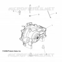 TRASMISSIONE, FRONT GEARCASE MOUNTING