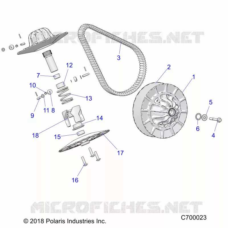 TRASMISSIONE, SECONDARY CLUTCH