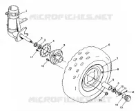 RUOTA ANTERIORE MONTAGGIO Trail Blazer W937221 (4924082408011A)