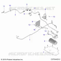 SISTEMA DI ALIMENTAZIONE CARBURANTE, FUEL TANK EVAP, CANISTER AND LINES